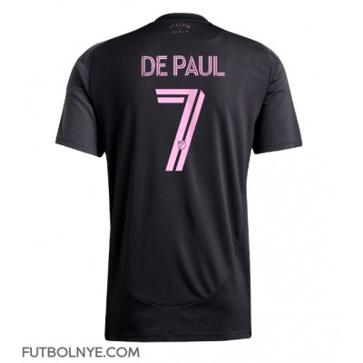 Camiseta Inter Miami Rodrigo De Paul #7 Visitante Equipación 2025-26 manga corta Camiseta Inter Miami Rodrigo De Paul #7 Visitante Equipación 2025-26 manga corta